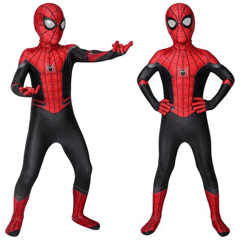 Christmas Gifts For Kids Spider-man Costume Far From Home HD Printed S ...