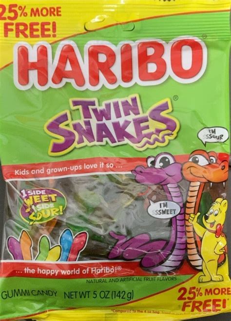 Twin snakes - Haribo - 5 oz