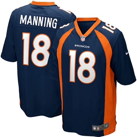 Youth Denver Broncos Peyton Manning Nike Navy Blue Alternate Game Jersey