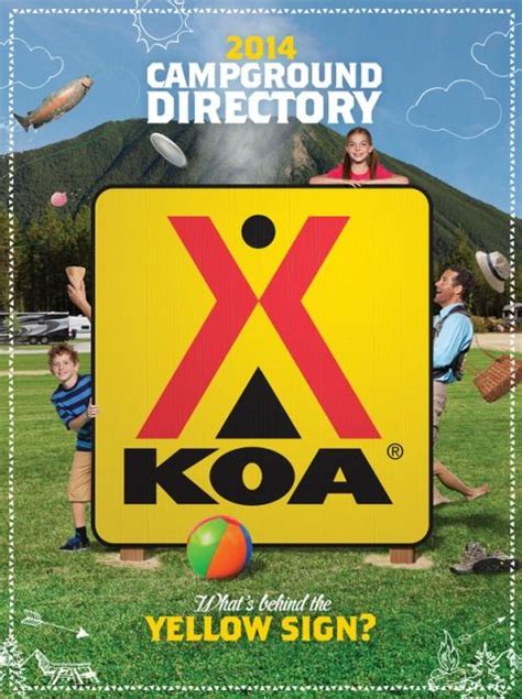 2014 KOA directory available to campers | Koa campgrounds, Camping fun ...