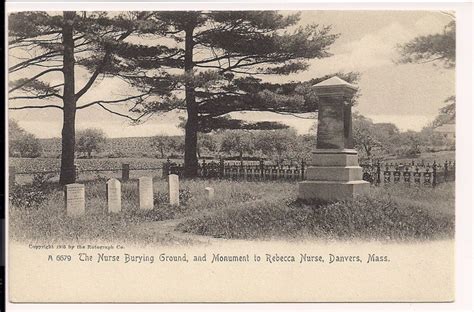 Vintage Postcard of the Rebecca Nurse Monument, Danvers Ma | Salem ...