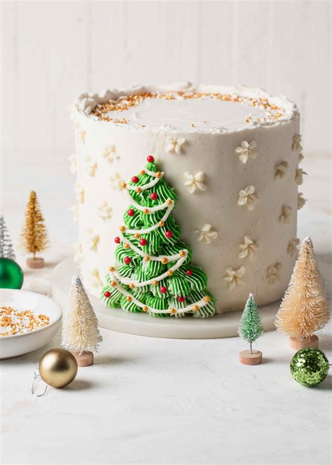 Simple Christmas Cake Ideas - Style Sweet