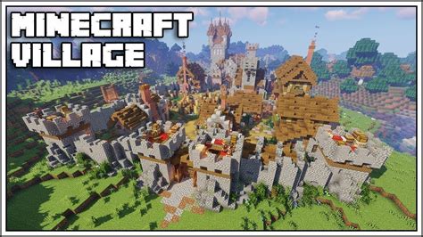 How to Build a Village in Minecraft 1.14 [World Download] | Minecraft ...