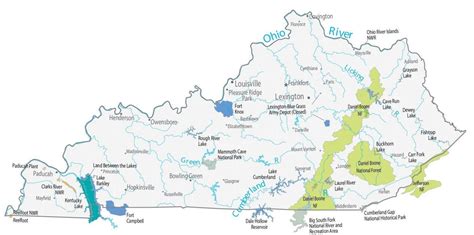 Kentucky State Parks Map - Osaka On A Map