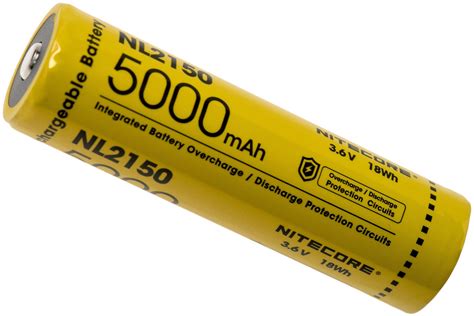 Nitecore NL2150 21700 Li-Ion-battery, 5000 mAh | Advantageously ...