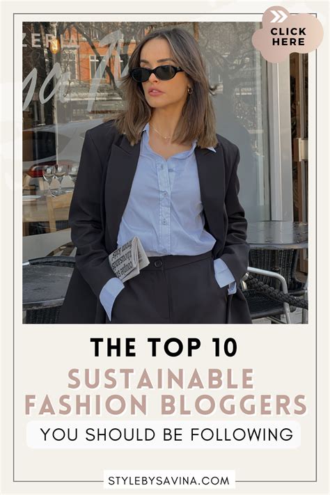 The top 10 sustainable fashion bloggers to follow right now – Artofit