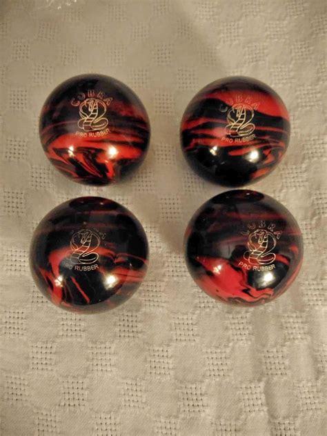 COBRA CANDLEPIN BOWLING BALLS AND BAG - Outdoor Toys - Brockton ...