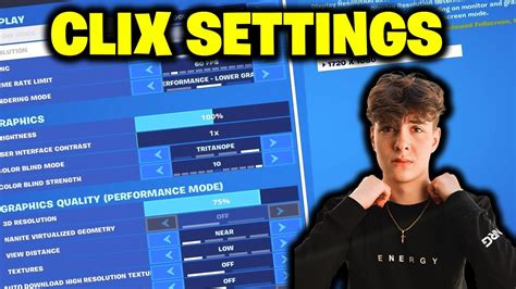 Trying Out The BEST PRO Fortnite Player Settings... (Clix Settings ...