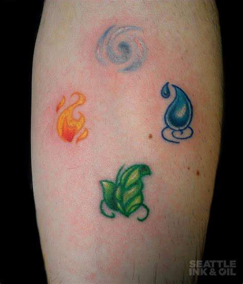 four elements tattoo | Elements tattoo, Four elements tattoo, Tattoos