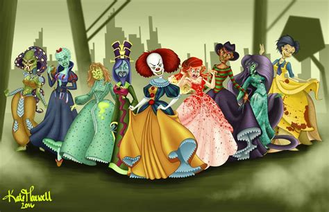 9 Disney Princesses Re-Imagined as Horror Movie Villains in 2020 ...