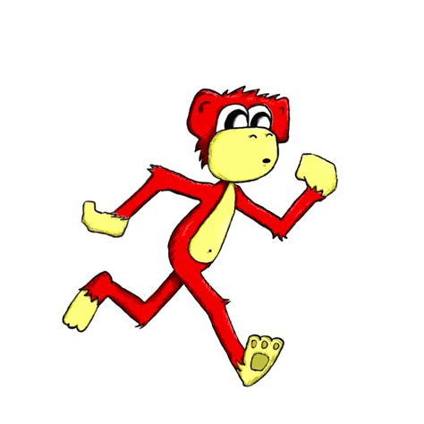 Monkey Running Animation