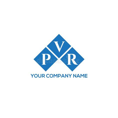 PVR Letter Logo Design on White Background. PVR Creative Initials ...