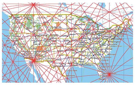 Ley Lines New York State Map