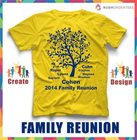 Family Reunion T-Shirt Ideas! Create your custom family reunion t-shirt ...