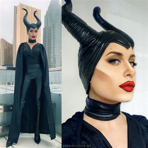 Maleficent Disney Movie Black Witch Angelina Jolie Cosplay Costume ...