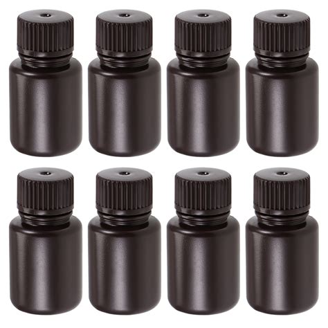 Plastic Lab Chemical Reagent Bottle 25ml/0.85oz Small Mouth Sample ...