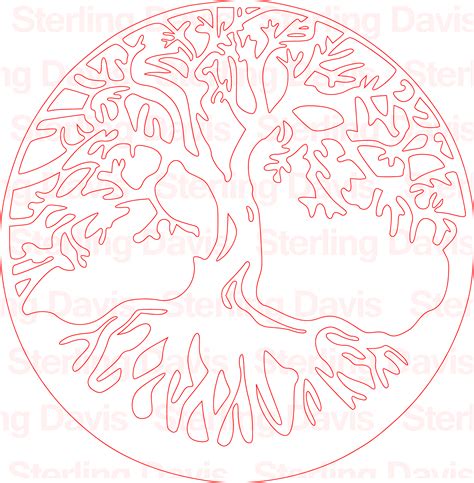 Tree Of Life Printable Scroll Saw Pattern