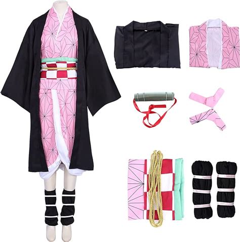 Amazon.com: Amycute Tanjiro Cosplay Shinobu Cosplay Adult Nezuko ...