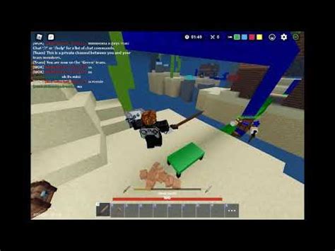 Meeting minibloxia in bedwars roblox - YouTube