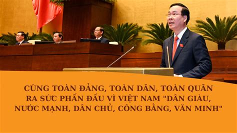 Cùng toàn Đảng, toàn dân, toàn quân ra sức phấn đấu vì Việt Nam “dân ...