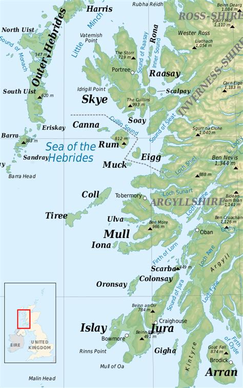 Inner Hebrides Islands Map 2024 Dates - Silva Dulcinea