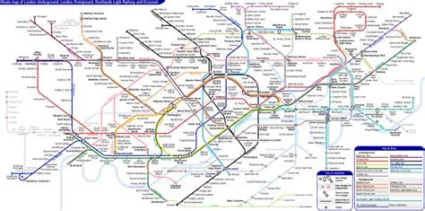 Alternative New Tube Map With Separate Overground Services