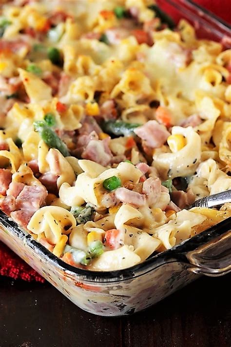 Leftover Ham & Noodle Casserole | The Kitchen is My Playground