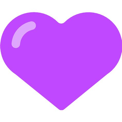 Purple Heart Emoji for Facebook, Email & SMS | ID#: 10100 | Emoji.co.uk