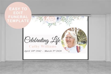 Funeral Slideshow Template Google Slides