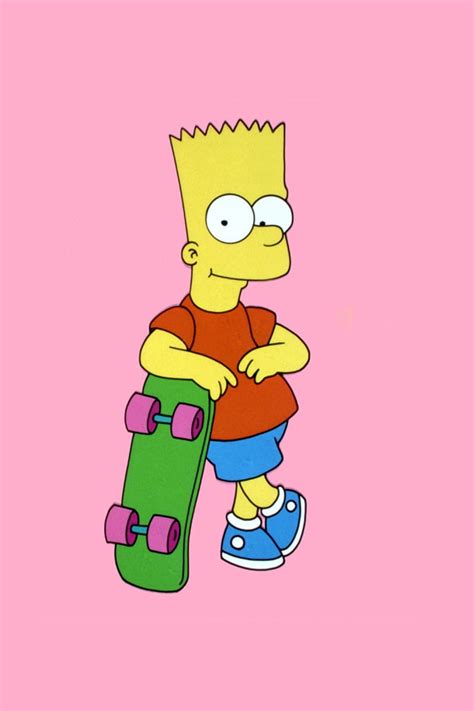 iPhone Retina Display Wallpapers: Bart Simpson Skateboarding Retina ...