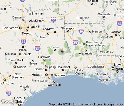 Lake Sam Rayburn Map | Map Of The World