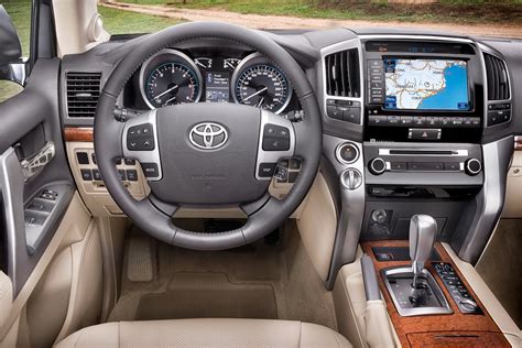 Interior of the new Toyota Land Cruiser v8 | Toyota land cruiser, Land ...