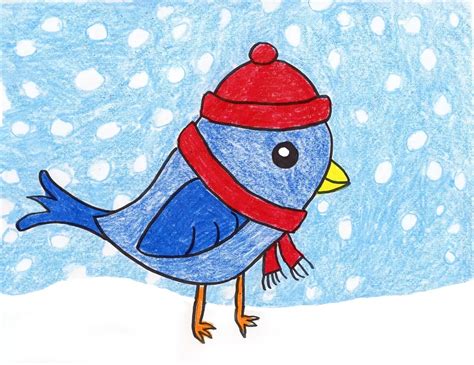 Winter Drawing Ideas For Kids