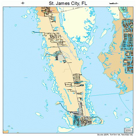 St. James City Florida Street Map 1262675