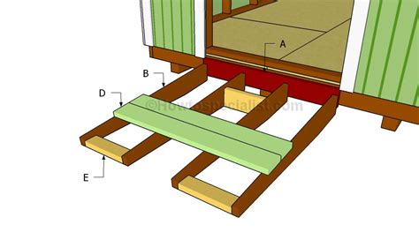 How to build a shed ramp | HowToSpecialist - How to Build, Step by Step ...