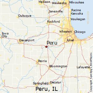 Peru Illinois Map