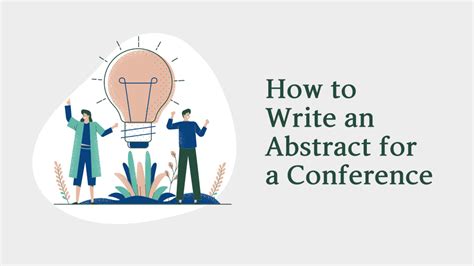 How to Write an Abstract for a Conference | Dryfta