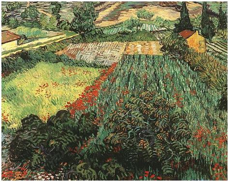 Field with Poppies by Vincent Van Gogh - 134 - Painting