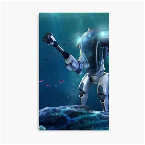 Subnautica Games Aurora Gaming Gamer Cool Hot – Poster - Canvas Print ...