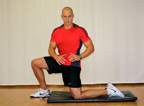 For tight hips, try this hip flexor stretch and add an internal ...