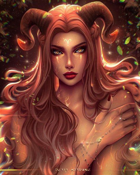 ArtStation - Aries goddess for zodiac serie, Stella Colorado in 2021 ...