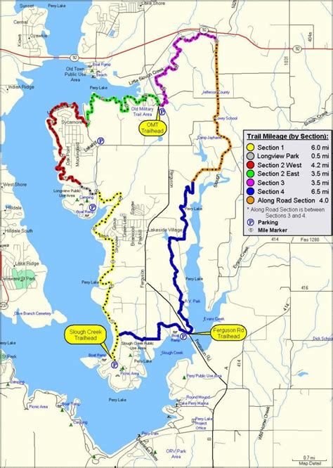 Trail Maps Perry Lake Trail | Lake, Hiking trails, Hiking