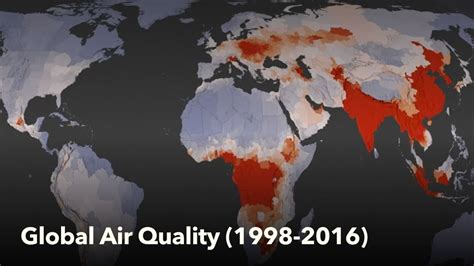 Animated Maps: Global Air Quality (1998-2016) - YouTube