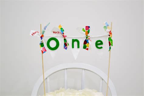 Very Hungry Caterpillar Cake Topper, very hungry caterpillar 1st cake ...