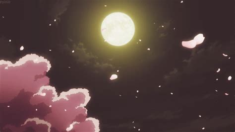 full moon anime gif | WiffleGif