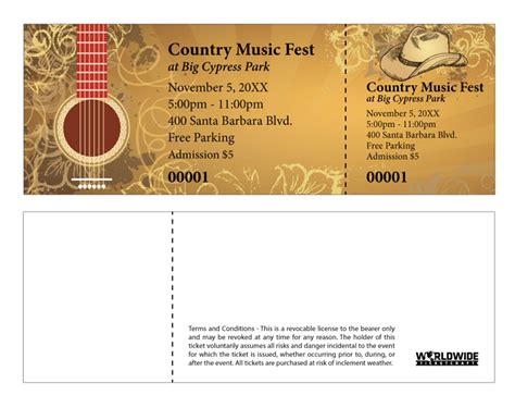 Buy Tickets for Country Music Concerts that are beautifully designed ...