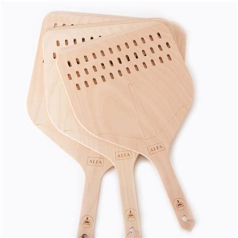 Wooden pizza peel