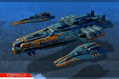 SciFi Spaceships Fleet | 3D 宇宙船 | Unity Asset Store