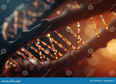 Helix Human DNA Structure. Science, Biotechnology Stock Illustration ...