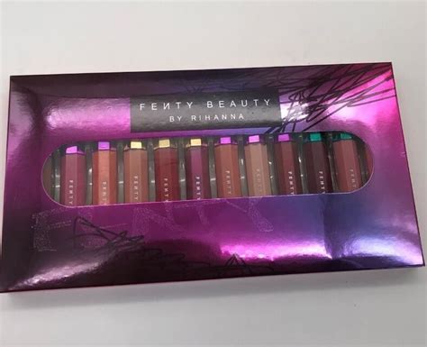 Fenty Beauty by Rihanna Lip Gloss liquid Glow 12color Lip Stick 2018 ...